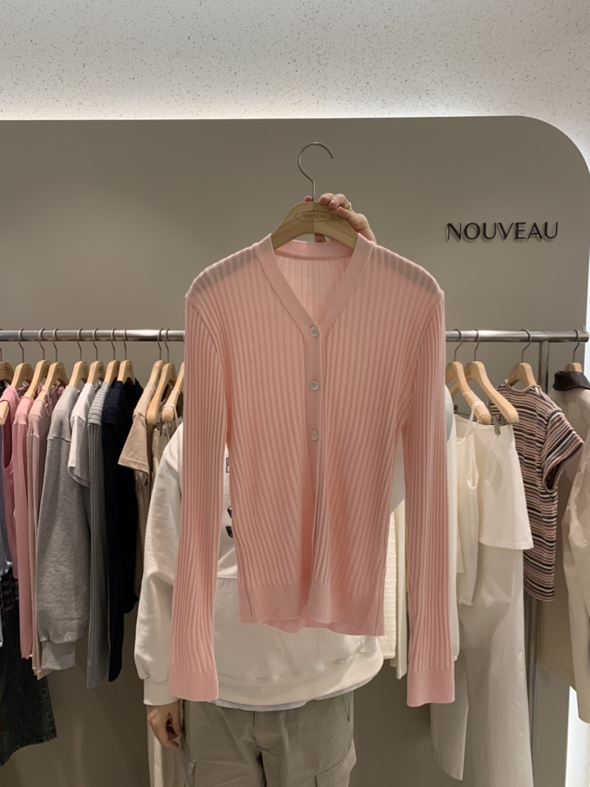 NOUVEAU東大門代購女士新品時尚休閑真品人氣25春夏熱賣針織衫NOUVEAU針織衫圖色2