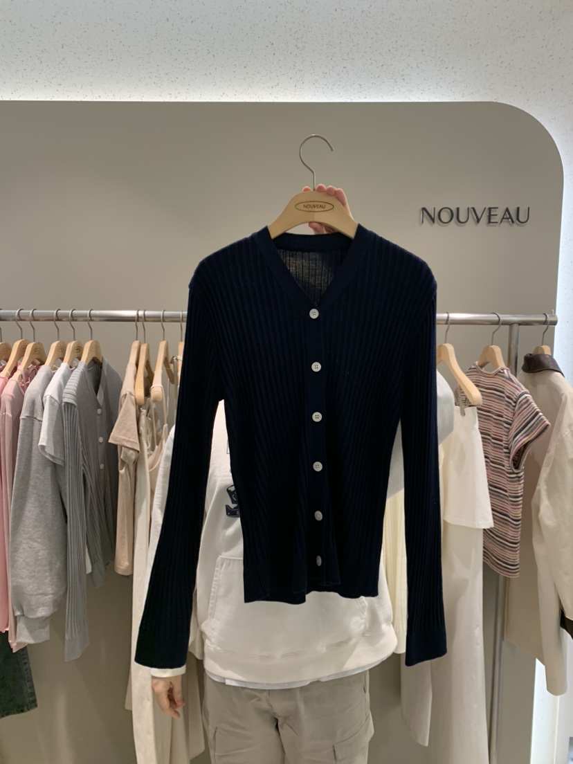 NOUVEAU東大門代購女士新品時尚休閑真品人氣25春夏熱賣針織衫NOUVEAU針織衫圖色3