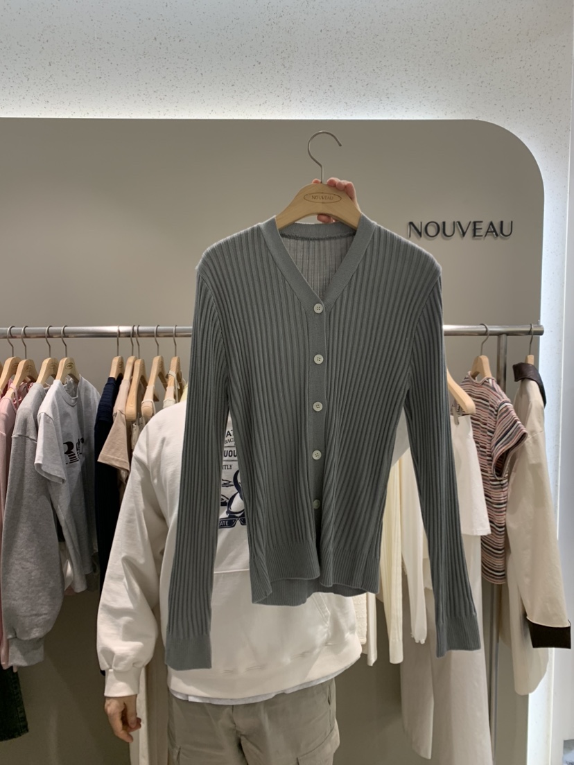 NOUVEAU東大門代購女士新品時尚休閑真品人氣25春夏熱賣針織衫NOUVEAU針織衫圖色4