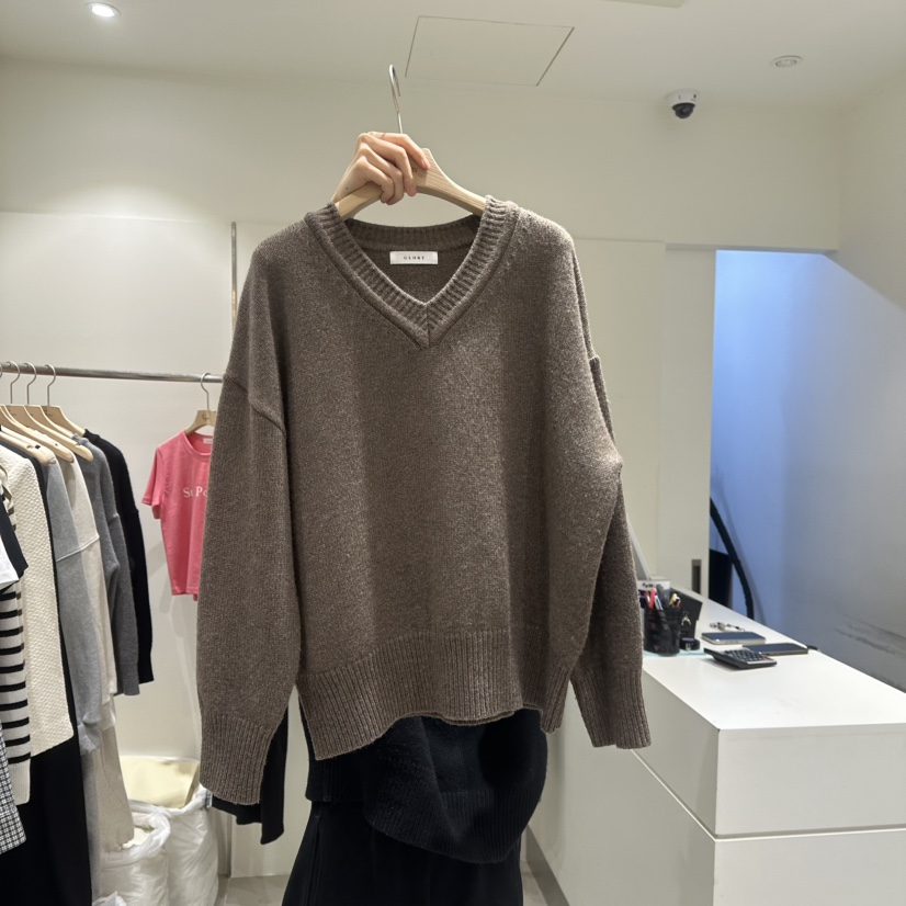 GLORY韓國直郵女裝新品熱賣休閑25春夏職業人氣真品時尚毛衣GLORY毛衣