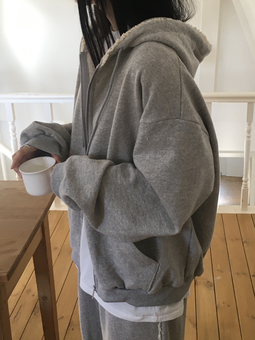 ORDINARYA韓國直郵女士新品真品推薦熱賣時尚職業人氣衛衣拉鏈ROESMMOSS衛衣