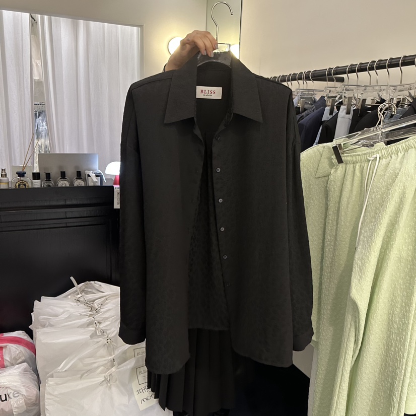 APML415東大門實拍女士新品時尚真品休閑25春夏推薦襯衫蕾絲衫BLISS襯衫/蕾絲衫圖色3