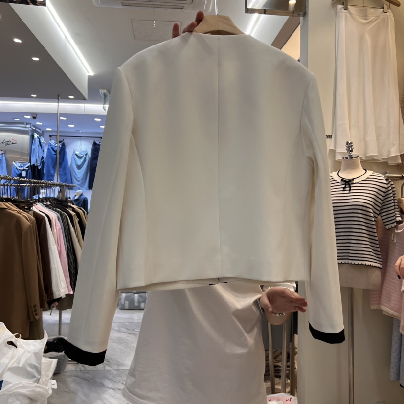 ONE MONE韓國代購女裝新品25春夏推薦真品人氣熱賣職業夾克ONE MONE夾克