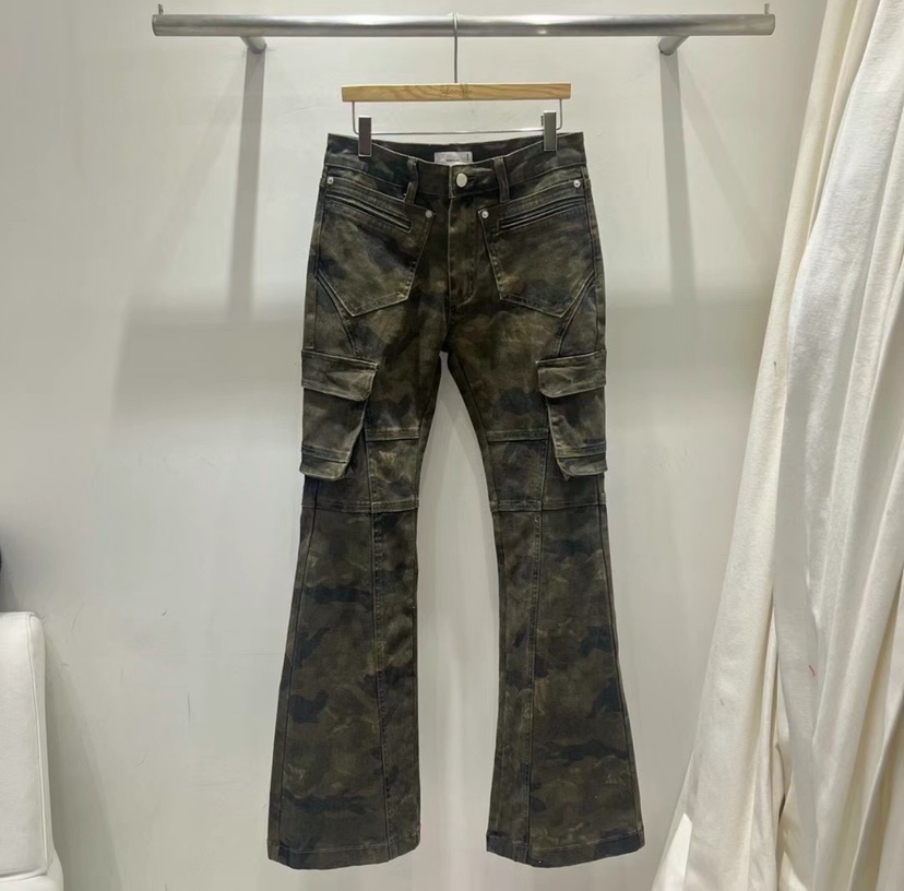 ABBEYLEE東大門代購女裝新品職業推薦休閑時尚25春夏休閑褲迷彩ABBEYLEE休閑褲