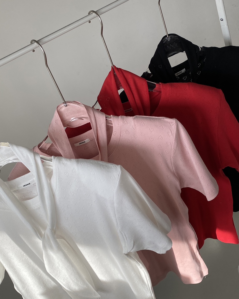 JENNIE東大門直郵女士新品時尚推薦職業人氣真品熱賣T恤含脖帶JENNIE/VENEFITT恤