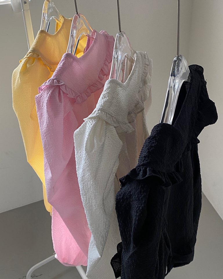 JENNIE東大門代購女裝新品熱賣時尚推薦人氣25春夏襯衫蕾絲衫JENNIE/VENEFIT襯衫/蕾絲衫