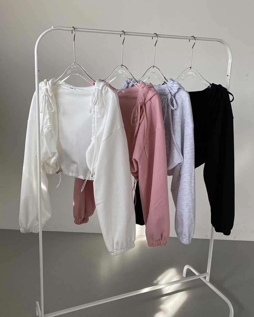 JENNIE韓國代購女裝新品休閑推薦人氣25春夏熱賣真品衛衣兜帽JENNIE/VENEFIT衛衣