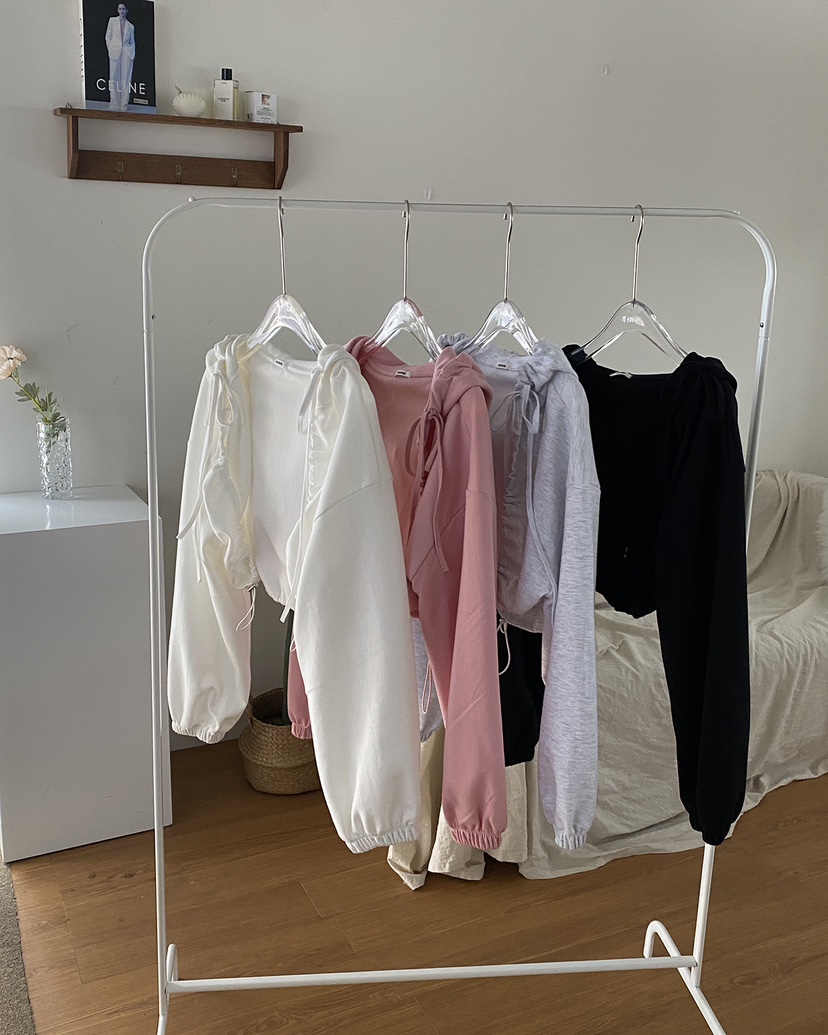JENNIE韓國代購女裝新品休閑推薦人氣25春夏熱賣真品衛衣兜帽JENNIE/VENEFIT衛衣