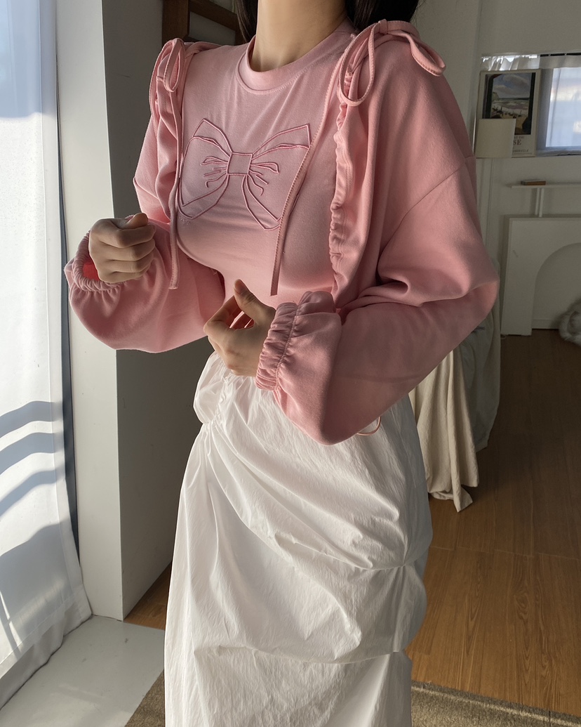 JENNIE韓國代購女裝新品休閑推薦人氣25春夏熱賣真品衛衣兜帽JENNIE/VENEFIT衛衣