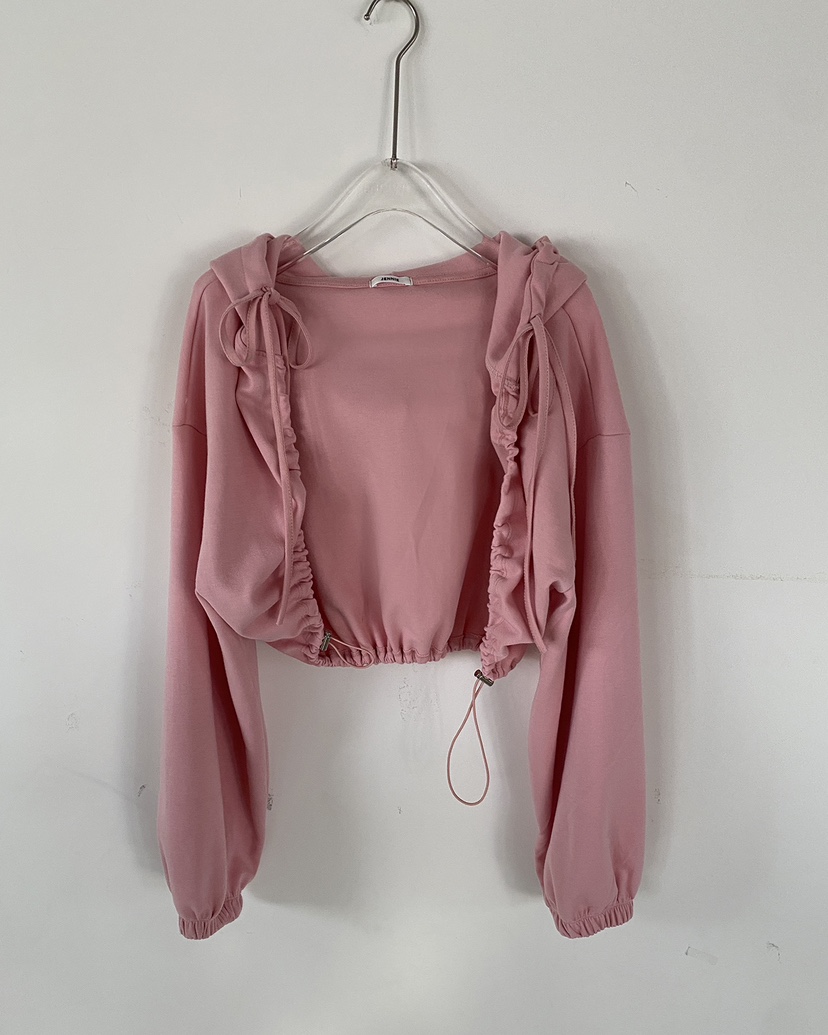 JENNIE韓國代購女裝新品休閑推薦人氣25春夏熱賣真品衛衣兜帽JENNIE/VENEFIT衛衣圖色2