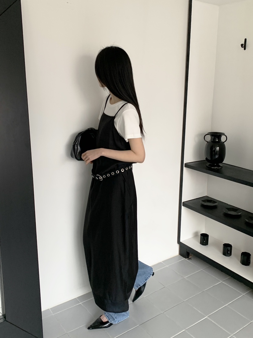 ZITTEN東大門代購女士新品推薦時尚熱賣人氣連衣裙透視長款ZITTEN連衣裙