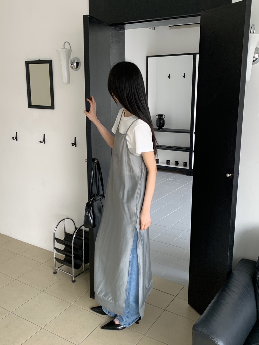 ZITTEN東大門代購女士新品推薦時尚熱賣人氣連衣裙透視長款ZITTEN連衣裙