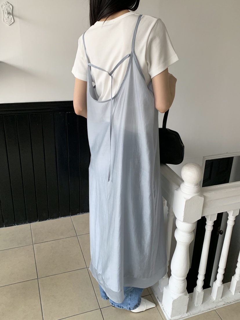 ZITTEN東大門代購女士新品推薦時尚熱賣人氣連衣裙透視長款ZITTEN連衣裙