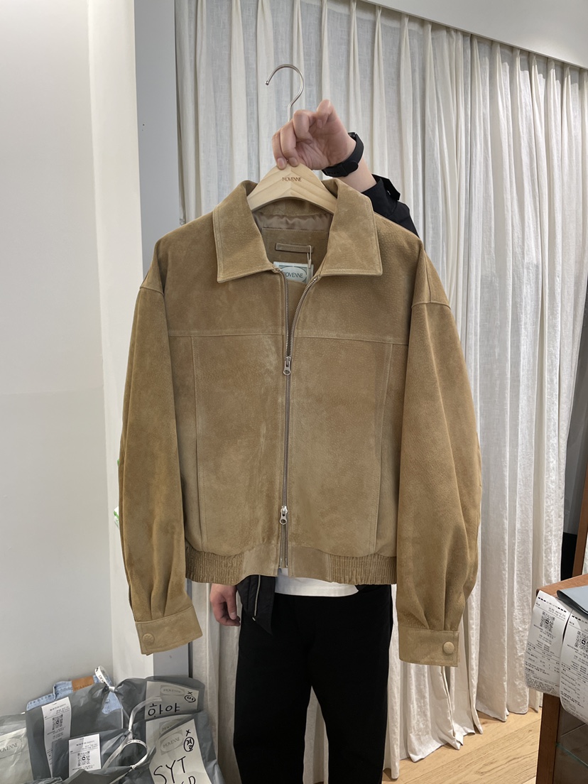 MOVENNE東大門直郵女裝新品推薦人氣時尚熱賣休閑夾克絨面革MOVENNE夾克圖色2