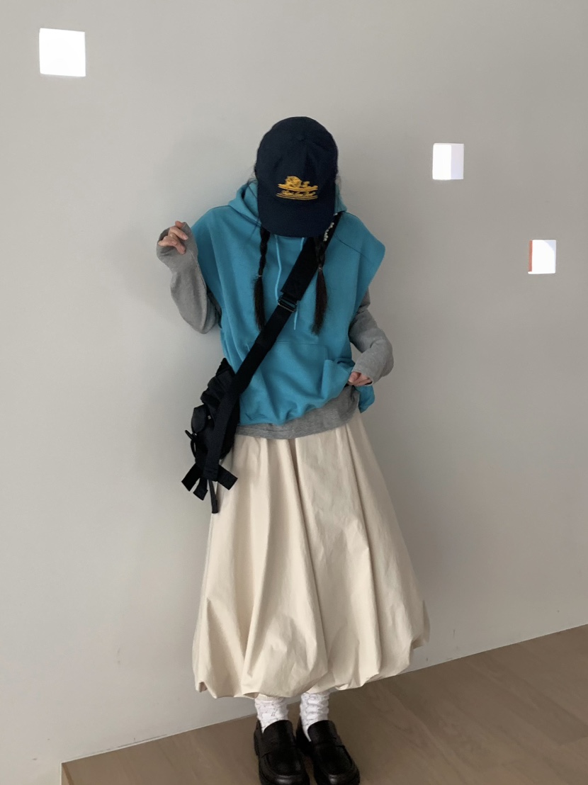 PEBBLE韓國代購女士新品25春夏推薦真品人氣熱賣半身裙中短裙PEBBLE/LAYER半身裙/中短裙