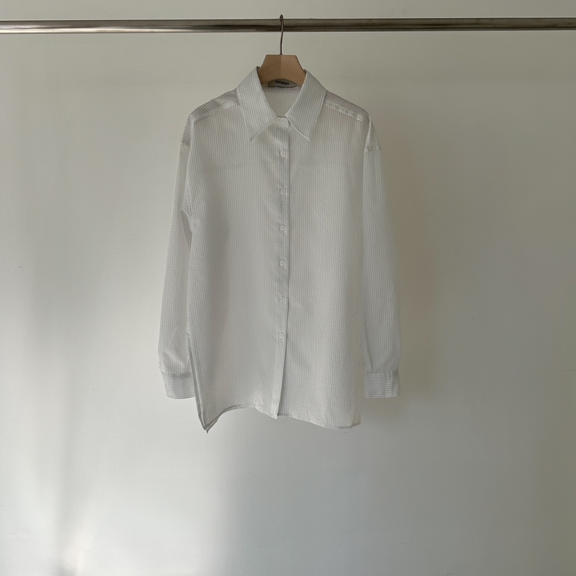 OATMEAL韓國代購女裝新品25春夏熱賣推薦時尚休閑襯衫蕾絲衫OATMEAL襯衫/蕾絲衫圖色2