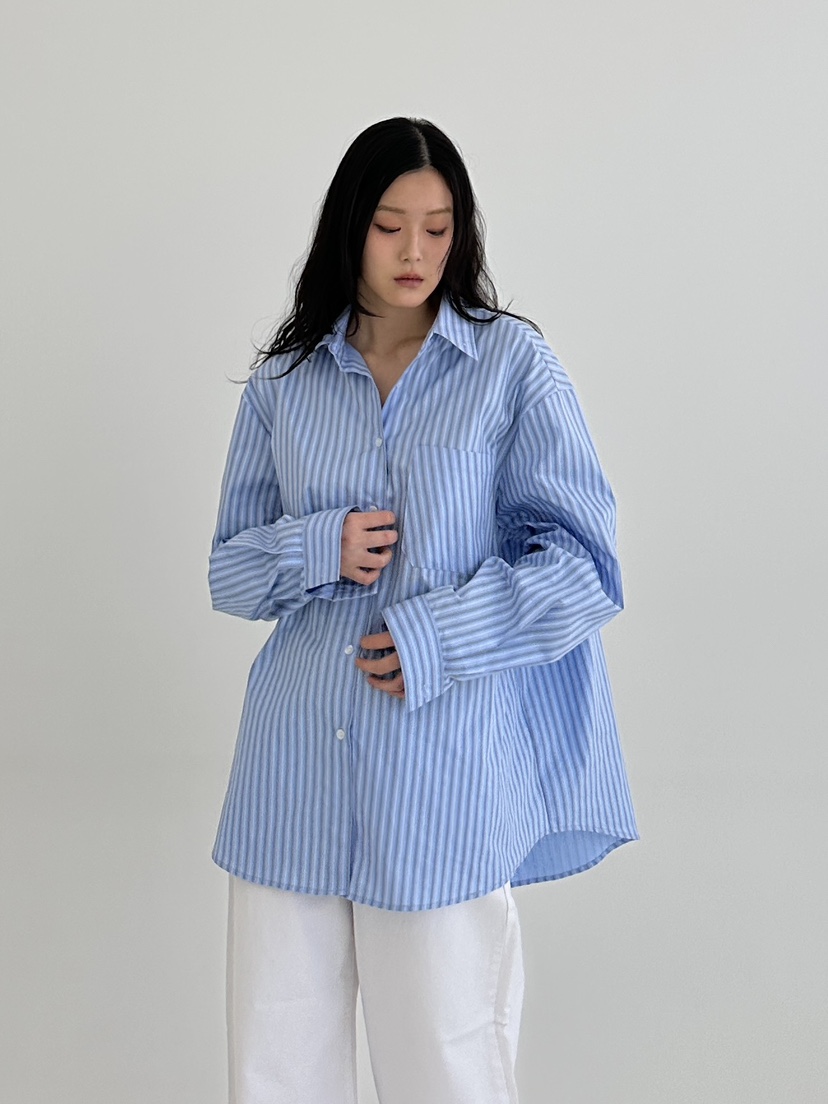 A.VER韓國㊣直郵東大門代購女裝新品時尚熱賣休閑襯衫蕾絲衫A.VER襯衫/蕾絲衫