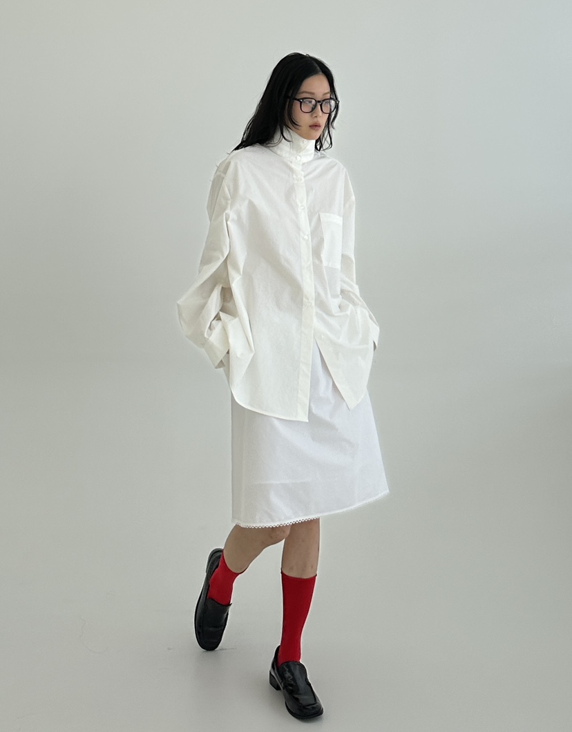 A.VER韓國㊣直郵東大門代購女裝新品時尚熱賣休閑襯衫蕾絲衫A.VER襯衫/蕾絲衫