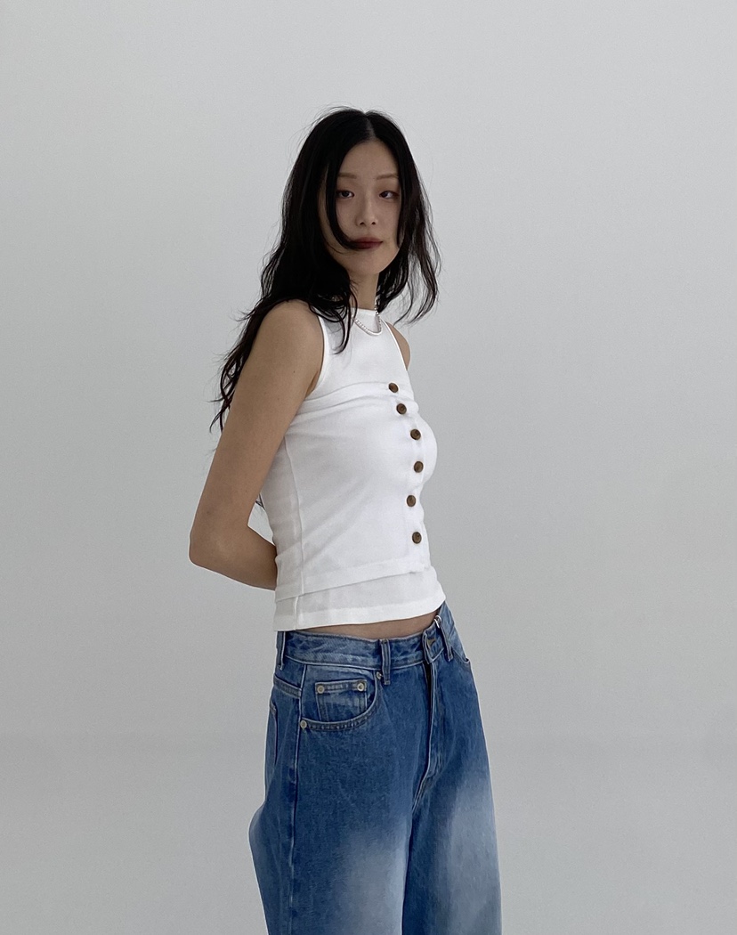 A.VER韓國㊣直郵東大門代購女裝新款職業休閑熱賣吊帶背心A.VER吊帶/背心
