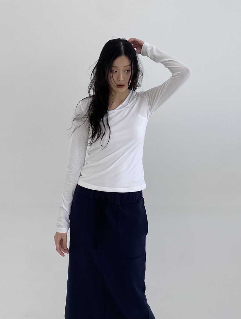 A.VER韓國直郵㊣東大門實拍女裝新款25春夏職業熱賣長袖T恤A.VER長袖T恤