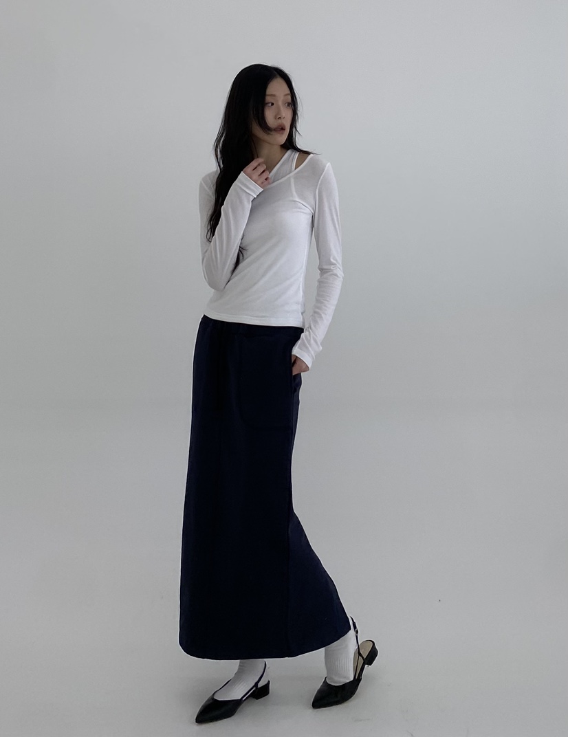 A.VER韓國直郵㊣東大門實拍女裝新款25春夏職業熱賣長袖T恤A.VER長袖T恤