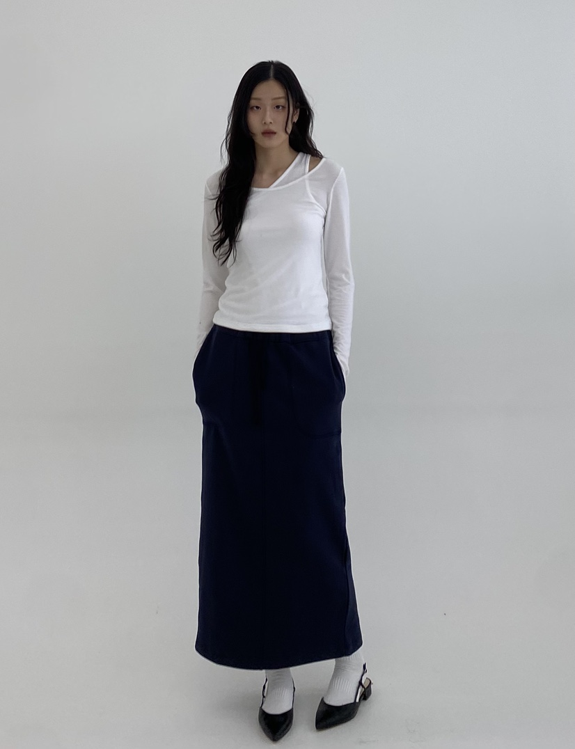 A.VER韓國直郵㊣東大門實拍女裝新款25春夏職業熱賣長袖T恤A.VER長袖T恤