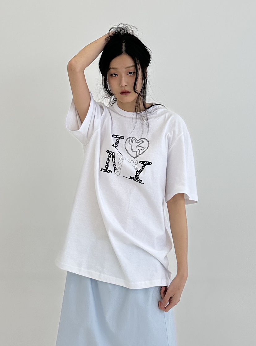 A.VER直郵韓國代購㊣女裝新款時尚休閑25春夏人氣熱賣推薦T恤A.VERT恤