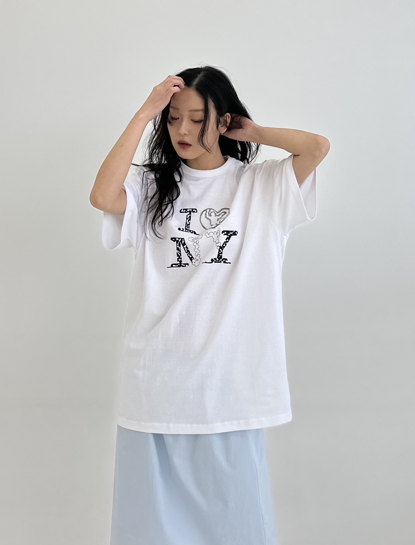 A.VER直郵韓國代購㊣女裝新款時尚休閑25春夏人氣熱賣推薦T恤A.VERT恤