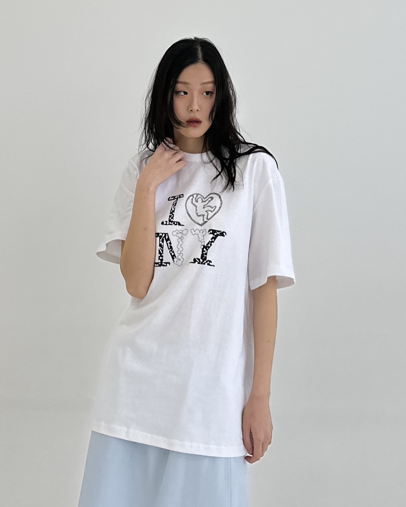A.VER直郵韓國代購㊣女裝新款時尚休閑25春夏人氣熱賣推薦T恤A.VERT恤