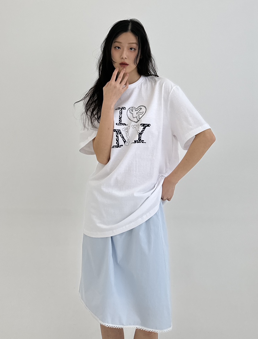 A.VER直郵韓國代購㊣女裝新款時尚休閑25春夏人氣熱賣推薦T恤A.VERT恤