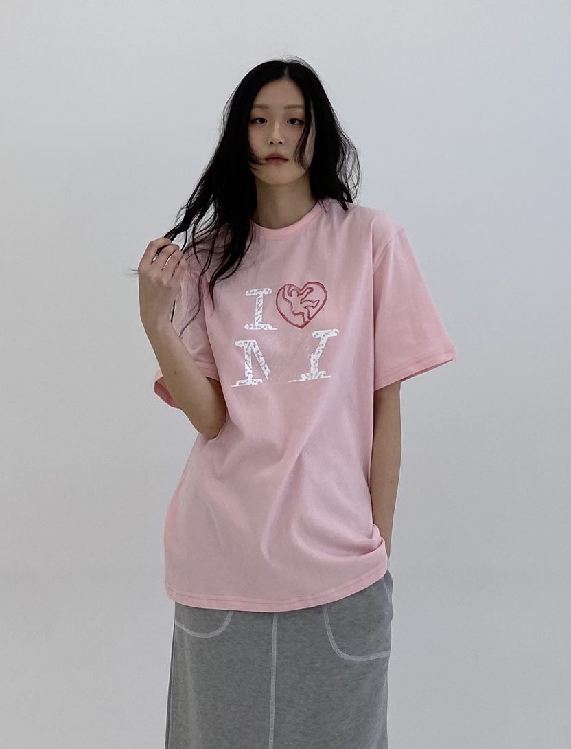 A.VER直郵韓國代購㊣女裝新款時尚休閑25春夏人氣熱賣推薦T恤A.VERT恤