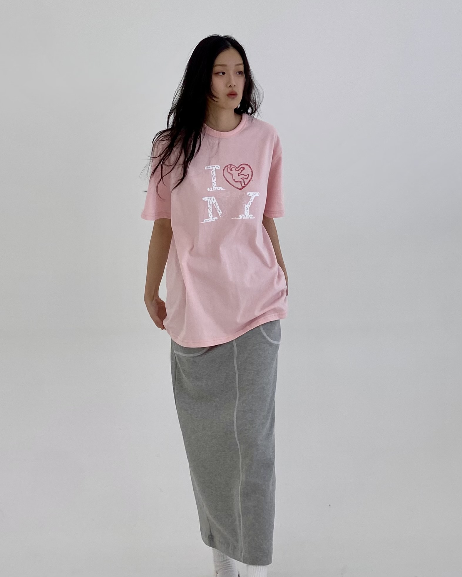A.VER直郵韓國代購㊣女裝新款時尚休閑25春夏人氣熱賣推薦T恤A.VERT恤