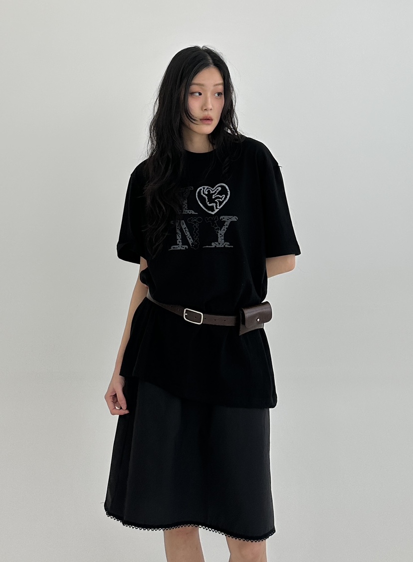 A.VER直郵韓國代購㊣女裝新款時尚休閑25春夏人氣熱賣推薦T恤A.VERT恤