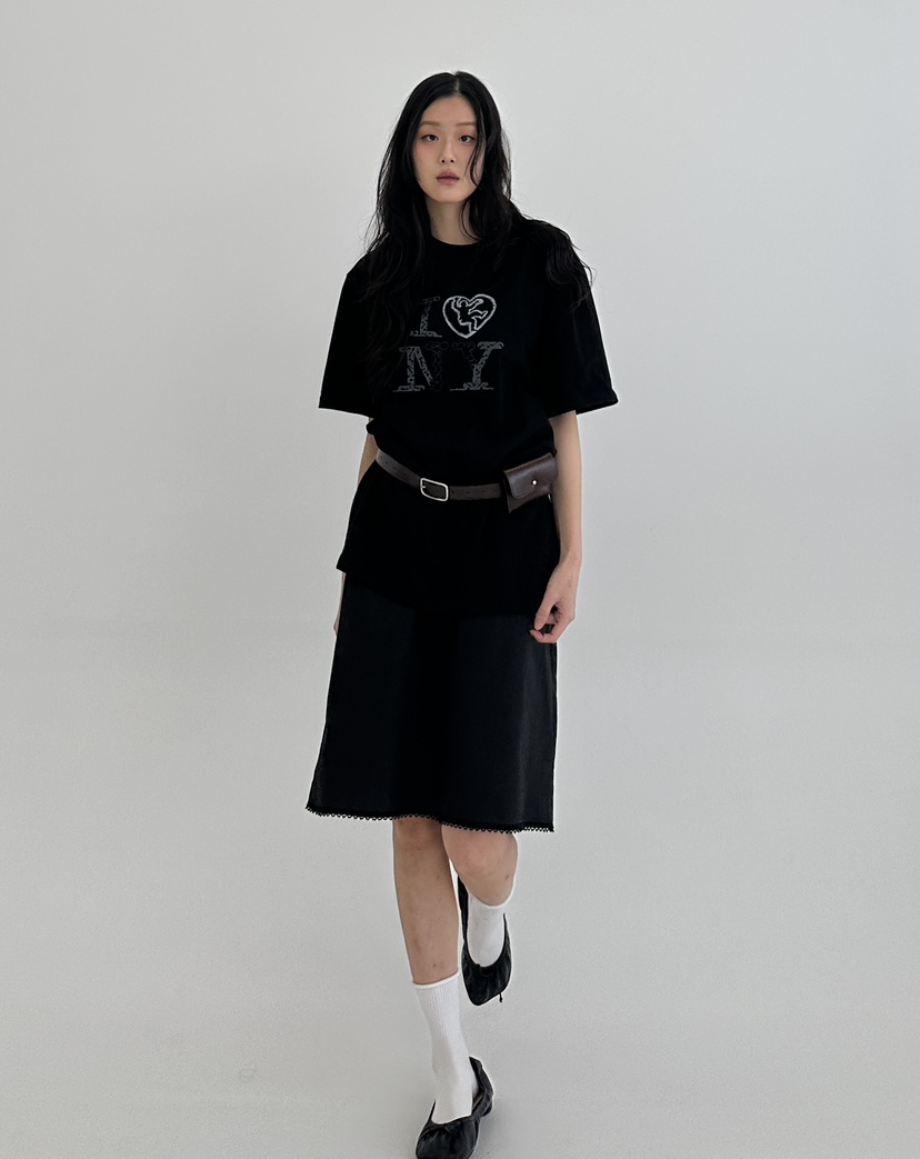 A.VER直郵韓國代購㊣女裝新款時尚休閑25春夏人氣熱賣推薦T恤A.VERT恤