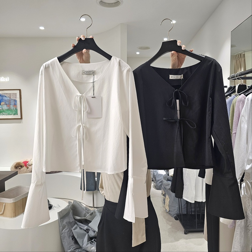 BETHEL韓國直郵㊣東大門實拍女裝新品休閑推薦熱賣襯衫蕾絲衫BETHEL襯衫/蕾絲衫