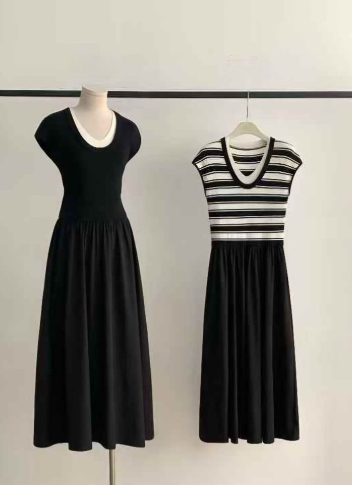 FEMME韓國直郵㊣東大門實拍女裝新品人氣休閑職業連衣裙長款FEMME連衣裙
