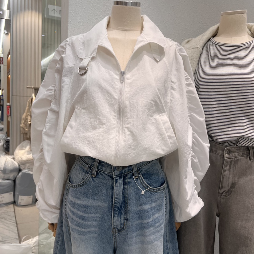 ALMOND PEPE直郵韓國代購㊣女裝新品推薦人氣職業休閑夾克ALMOND PEPE夾克圖色1