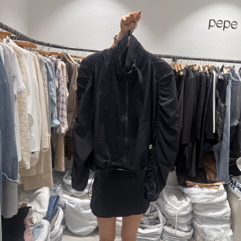 ALMOND PEPE直郵韓國代購㊣女裝新品推薦人氣職業休閑夾克ALMOND PEPE夾克圖色2