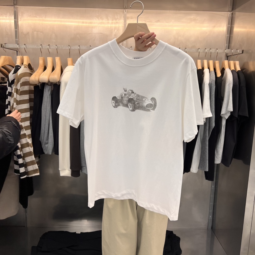 ESSENCE韓國直郵㊣女裝新品休閑熱賣推薦時尚25春夏人氣T恤ESSENCET恤圖色2