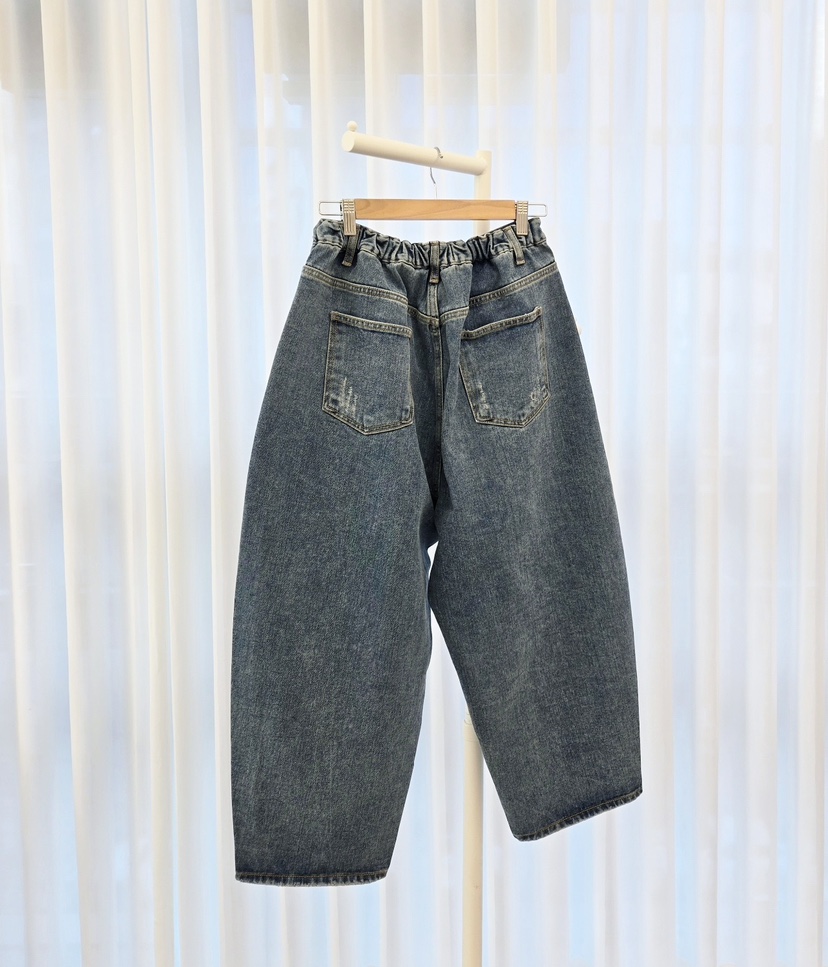 YESFREE直郵韓國代購㊣女裝新品25春夏休閑熱賣人氣時尚牛仔褲YESFREE牛仔褲