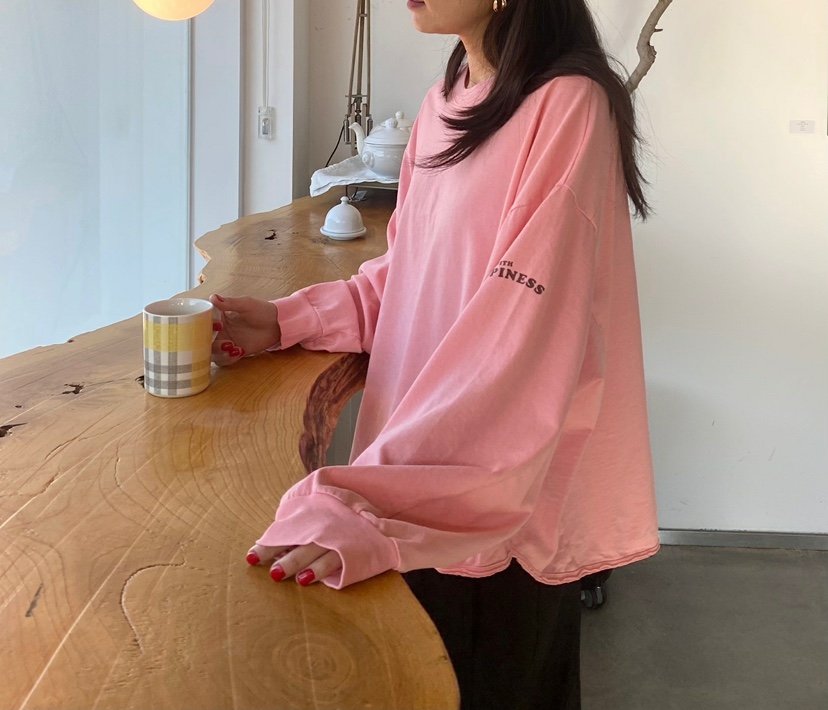 YESFREE韓國直郵㊣東大門實拍女裝新品推薦時尚人氣長袖T恤YESFREE長袖T恤