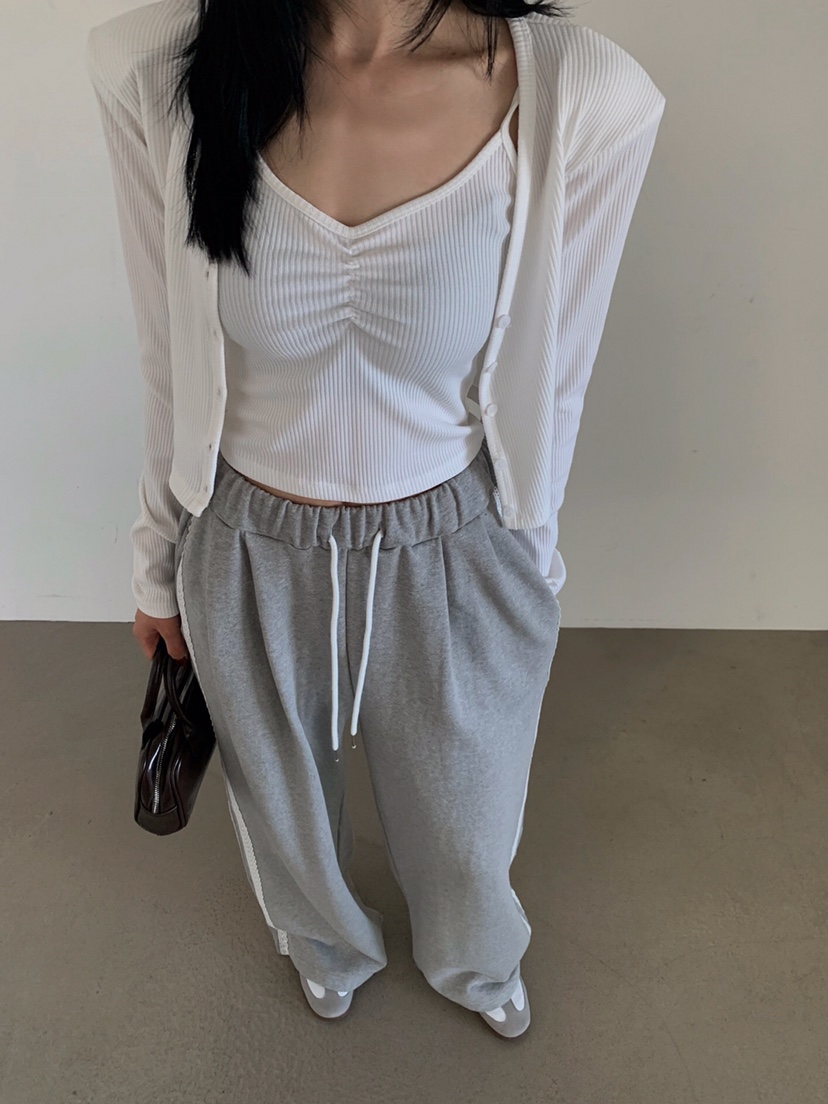 VERANDA韓國直郵㊣東大門實拍女裝新款休閑推薦套裝羊毛開衫VERANDA套裝