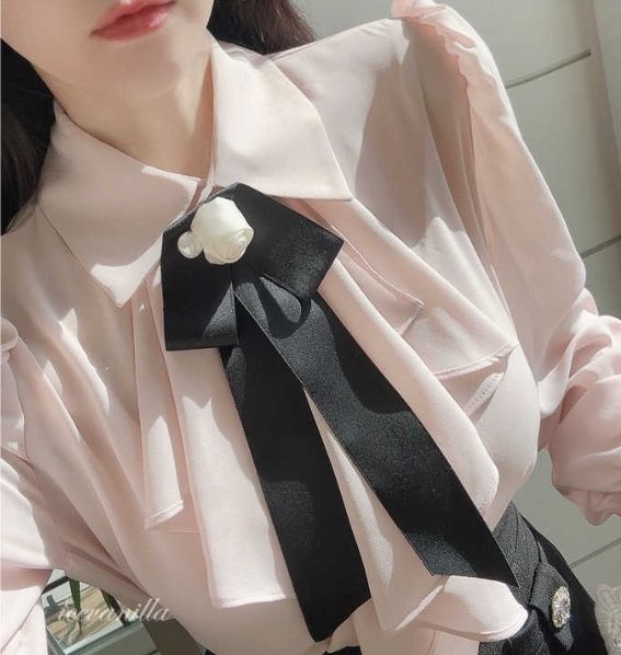 火Ⅱ-화투-T韓國直郵㊣女裝新品休閑25春夏推薦襯衫蕾絲衫火Ⅱ襯衫/蕾絲衫