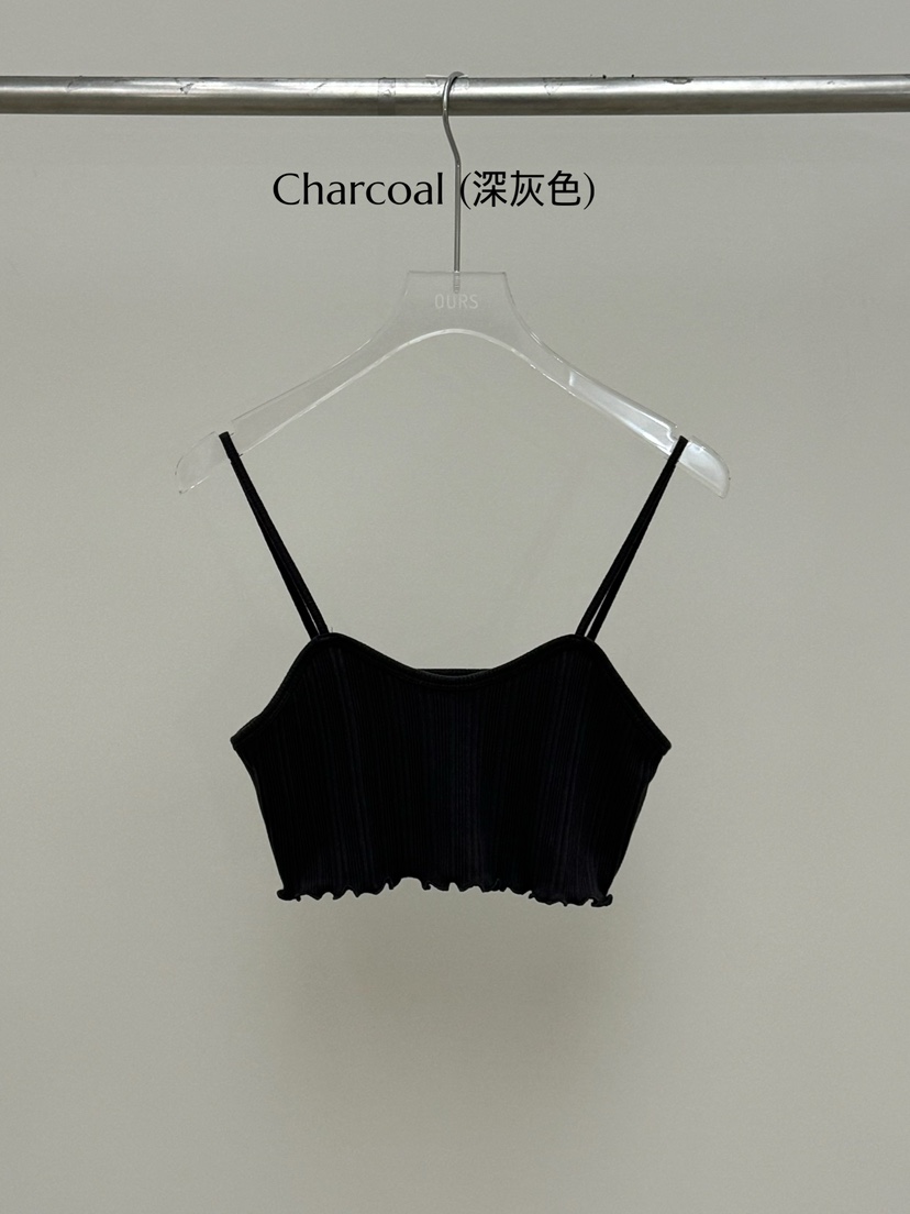 OURS韓國直郵㊣女裝新品25春夏休閑職業時尚熱賣推薦吊帶背心OURS吊帶/背心