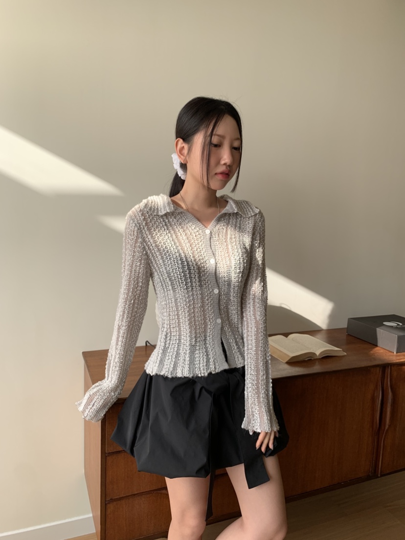 MURMUR韓國㊣直郵東大門代購女裝新款休閑25春夏人氣針織衫MURMUR針織衫