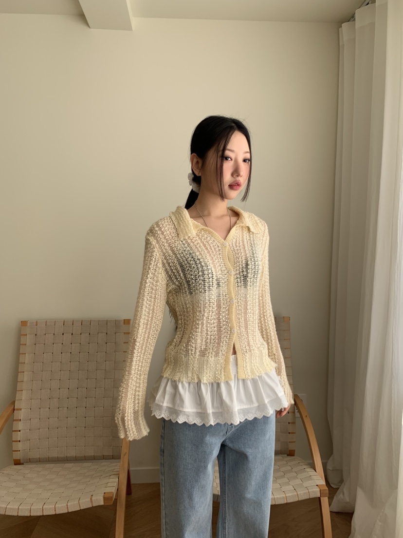 MURMUR韓國㊣直郵東大門代購女裝新款休閑25春夏人氣針織衫MURMUR針織衫