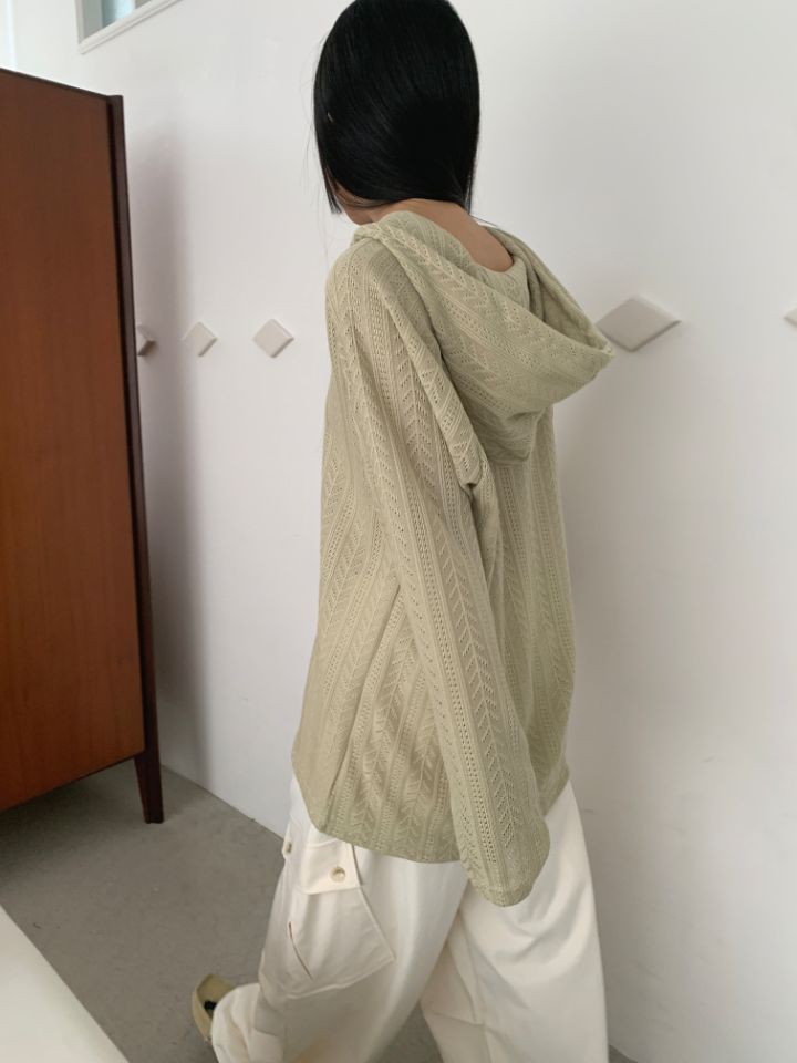 4LEAF韓國直郵㊣女裝新款人氣休閑時尚熱賣推薦襯衫蕾絲衫連帽4LEAF襯衫/蕾絲衫