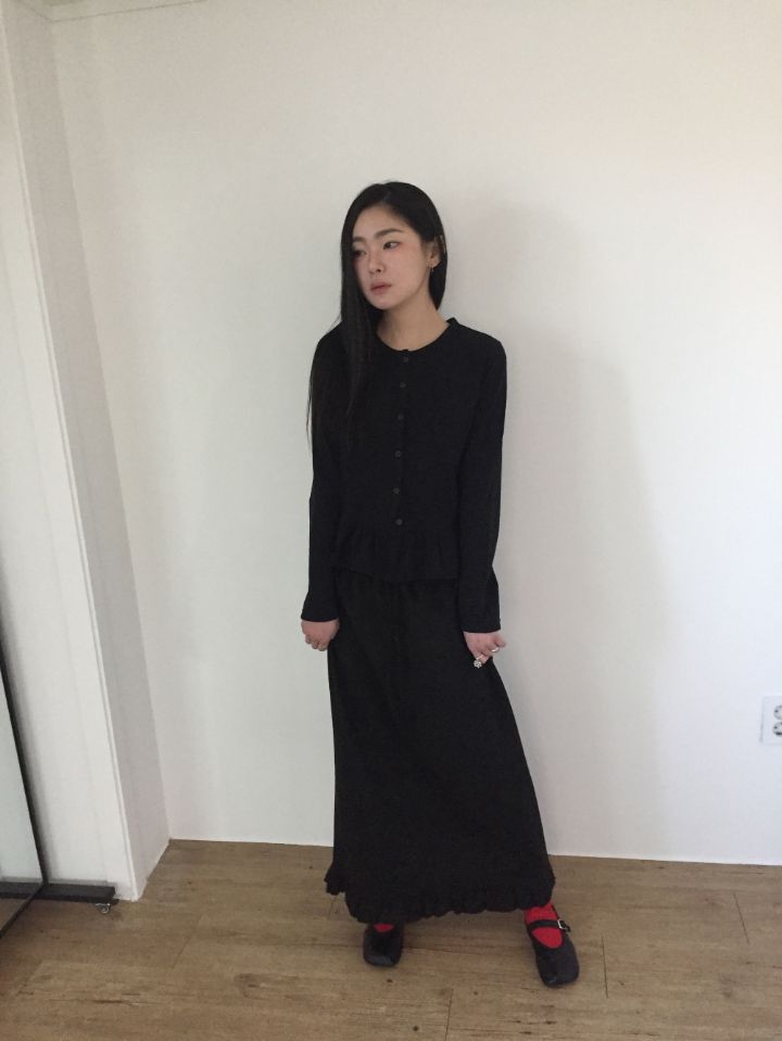 4LEAF直郵韓國代購㊣女裝新款時尚職業人氣25春夏襯衫蕾絲衫開衫4LEAF襯衫/蕾絲衫