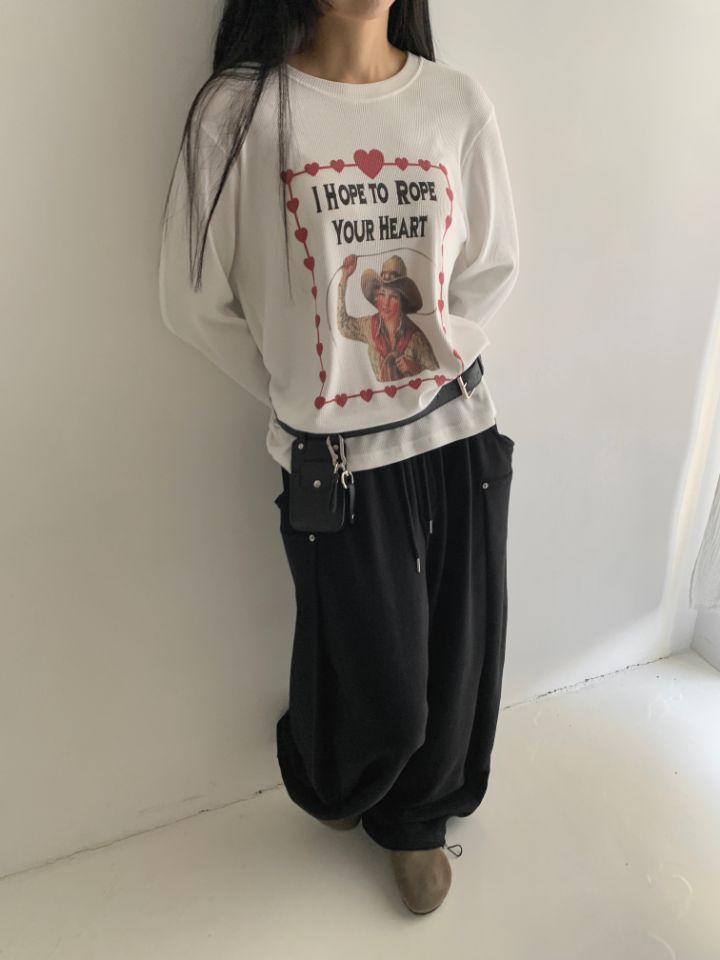 4LEAF直郵韓國代購㊣女裝新款推薦職業休閑時尚25春夏長袖T恤4LEAF長袖T恤