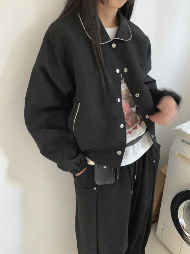 4LEAF韓國直郵㊣女裝新品25春夏熱賣時尚職業人氣休閑推薦夾克4LEAF夾克